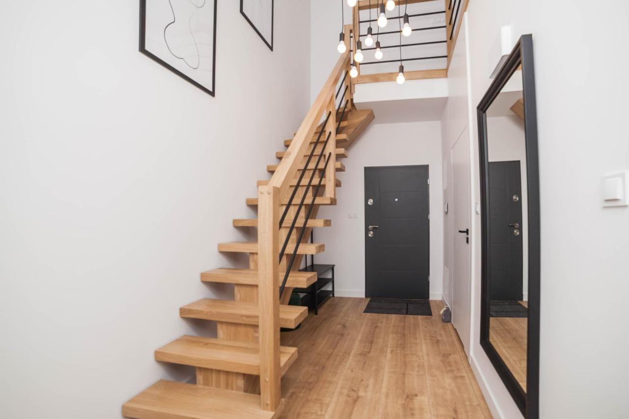 Mragowo Dwupoziomowy Apartament Indygo 85M2 Z Widokiem Na Jezioro Ngoại thất bức ảnh